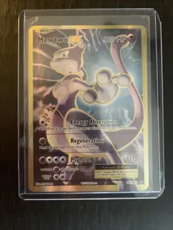 Pokemon TCG Mewtwo EX 103/108 Full Art Ultra Rare Card NM Condition - Image 1