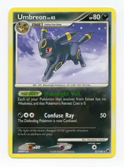 Pokemon TCG Umbreon Majestic Dawn, Card 32/100, Regular Non-Holo NM+ - Image 1