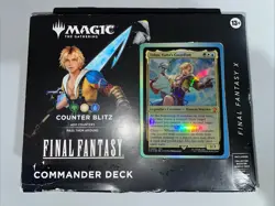 Magic the Gathering Final Fantasy VII Commander Deck DAMAGE BOX - Image 1