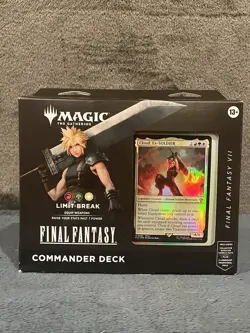 Magic The Gathering Final Fantasy VII Commander Deck CLOUD Limit Break MTG FF - Image 1