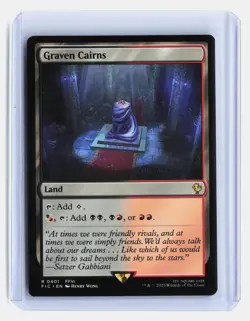Graven Cairns MTG Commander: FINAL FANTASY #401 Rare Dual Land - Image 1