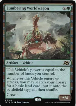 Lumbering Worldwagon - FOIL - R Aetherdrift 168 - MTG - Image 1