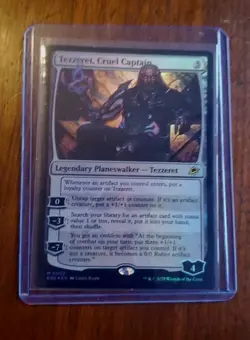 MTG Edge of Eternities #2 Tezzeret, Cruel Captain Foil - Image 1