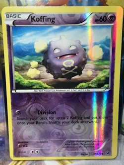 Koffing 27/124 Pokemon TCG Fates Collide Reverse Holo NM - Image 1