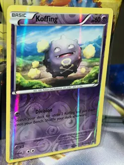 Koffing 27/124 Pokemon TCG Fates Collide Reverse Holo NM - Image 2
