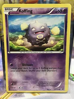 Koffing 27/124 Pokemon TCG Fates Collide Reverse Holo NM - Image 3