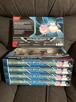 Lot 10-Pokemon TCG Greninja & Kingdra ex/Snorlax & Blissey ex Collection Boxes - Image 3