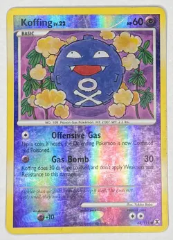 Pokemon TCG - Koffing, Rising Rivals, 68/111, Reverse Holo, MP, US Listing - Image 1