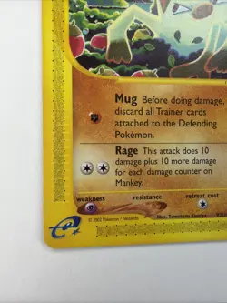 Mankey 92/147 Aquapolis LP Vintage Common Pokemon - Image 3