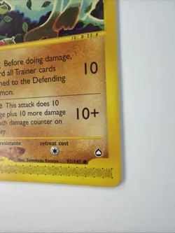 Mankey 92/147 Aquapolis LP Vintage Common Pokemon - Image 4