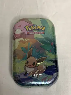 Pokemon TCG Kanto Friends Mini Tin Brand New And Sealed - Eevee - Image 1