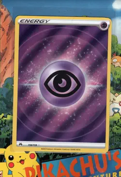 Pokemon TCG Psychic Energy (Texture Full Art) 156/159 Crown Zenith Holo NM/M - Image 1
