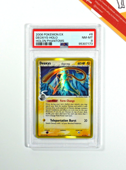 Pokemon PSA 8 Deoxys Delta Species #6 Holo Ex Holon Phantoms 2006 English - Image 1