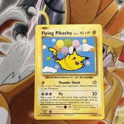 Flying Pikachu Secret Rare Normal XY - Evolutions 110/108 NM Pokemon TCG - Image 1