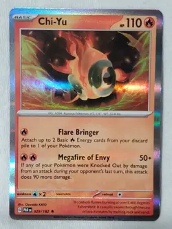 Chi Yu #29/182 Paradox Rift 2023 Rare Holo Pokemon TCG - Image 1