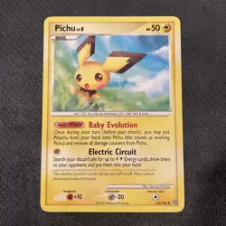 Pichu 45/100 Pokemon Stormfront Uncommon 2008 LP - Image 1