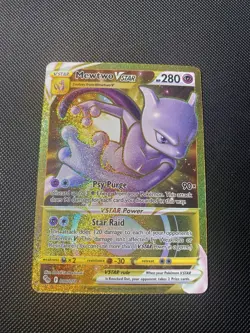 Pokemon TCG Mewtwo VSTAR (Secret) 086/078 Pokemon GO Holo NM-M - Image 1