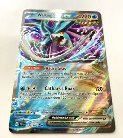 Pokemon 050/162 Walking Wake Temporal Forces Holo Double Rare Ex-condition - Image 2