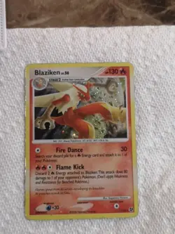 2008 Pokemon, Great Encounters, #1/106 Blaziken LV.56, Holo Rare With Swirl 🍥 - Image 1