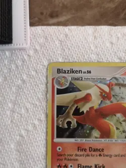 2008 Pokemon, Great Encounters, #1/106 Blaziken LV.56, Holo Rare With Swirl 🍥 - Image 2