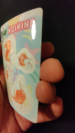 Pokemon Sealdass Fancy Graffiti #19 Magikarp 1999 Bandai Sticker Card NM - Image 2