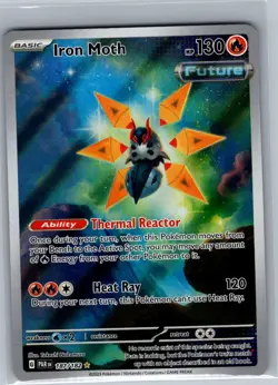 Iron Moth 187/182 SV04: Paradox Rift - Pokemon Card - NM - Image 1