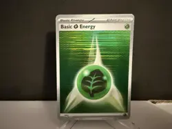 Basic Grass Energy 017 2025 Pokemon S&V Black Bolt White Flare Holo Card NM+ - Image 1