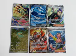 Pokemon Destined Rivals Card Lot - Illustration Rares, Ultra Rare Full Art Holo - Image 1
