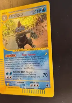 Pokemon Card-Feraligatr-Holo-Expedition-12/165-ENG-LP-Swirl - Image 5