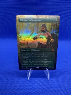 Allosaurus Shepherd Double Masters 2022 Magic: The Gathering Borderless Foil NM - Image 1