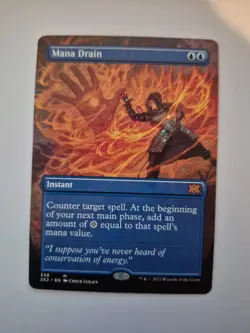1x Mana Drain (Borderless) Double Masters 2022 Regular 348 NM x1 - Image 1