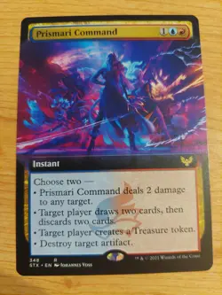 Prismari Command (Extended) - 348 (Strixhaven) - Near Mint NM - Rare - Image 1