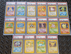 16 COMPLETE 1999 Pokemon Base PSA 1 Holo Charizard Blastoise Venusaur Sequential - Image 1