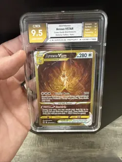 Fa/Arceus Vstar Pokemon Sword And Shield Crown Zenith GG70 NM C3 9.5 - Image 1