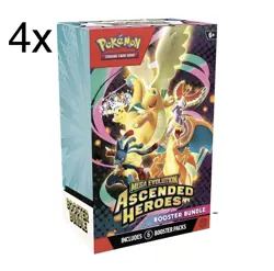 PRESALE Pokemon Mega Evolution Ascended Heroes 4x Booster Bundle Boxes CONFIRMED - Image 1