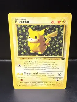 Pokemon TCG Pikachu Wizards Black Star Promos Rare Pokemon BD - Image 1