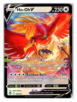 Pokemon TCG - Ho-Oh V - SWSH12: Silver Tempest 140/195 Ultra Rare - Image 1