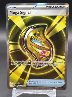 Pokemon TCG Mega Signal Trainer Ultra Rare Holo ME01:Mega Evolutions 171/132 (A) - Image 1