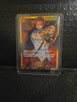 Shanks ROMANCE DAWN OP01-120 SEC - One Piece TCG - English NM Secret Rare Foil - Image 1