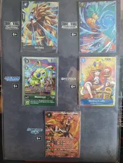 One Piece Eng Promo Cards Monkey.D.Luffy P-043 Foil Bandai Blister Sealed - Image 1