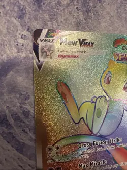 Pokemon Card Mew VMAX Rainbow Secret Rare SWSH Era Fusion Strike 268/264 NM/M - Image 2