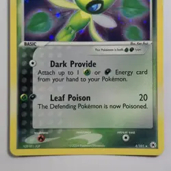 Dark Celebi 4/101 EX Hidden Legends 2004 Holo Rare Pokemon Card TCG (LP+) - Image 3