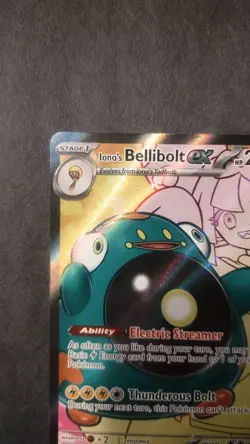 Pokemon TCG Iono's Bellibolt EX Full Art Ultra Rare Holo Card 172/159 - Image 2