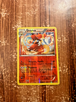 Delphox Pokemon Trading Card 13/124 Reverse Holo Rare Fates Collide 2016 TCG - Image 4
