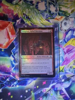 MTG Longshot, Rebel Bowman Foil NM Avatar: The Last Airbender: Eternal-Legal 120 - Image 1