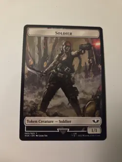 Soldier (003) Ultramarines Honour Guard Double-Sided Token Light Play, Englis - Image 1