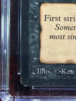 MTG Stone-Throwing * Devils (Dark) Arabian Nights LP CGC 6.5 NM - Image 5