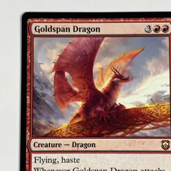 Goldspan Dragon 212 MTG Commander M3C Mythic - Image 2