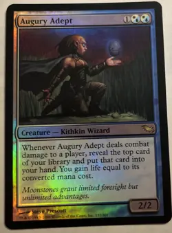 Augury Adept Foil - Shadowmoor MTG - Mint - Image 1