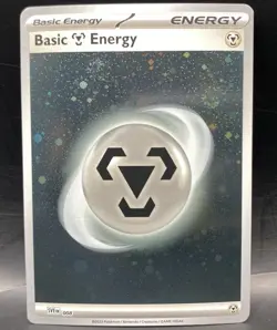 Pokemon 151 Basic Steel Metal Energy Holo NM - Image 1